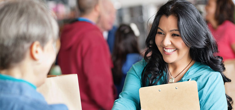 masters in human services candidate meets mentor
